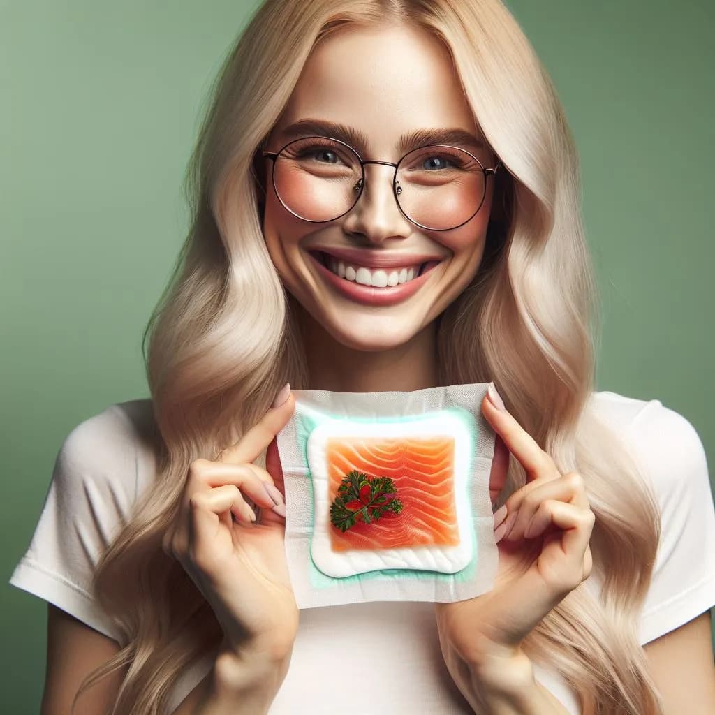 Kompostovatelné podložky pod maso, ryby a ovoce