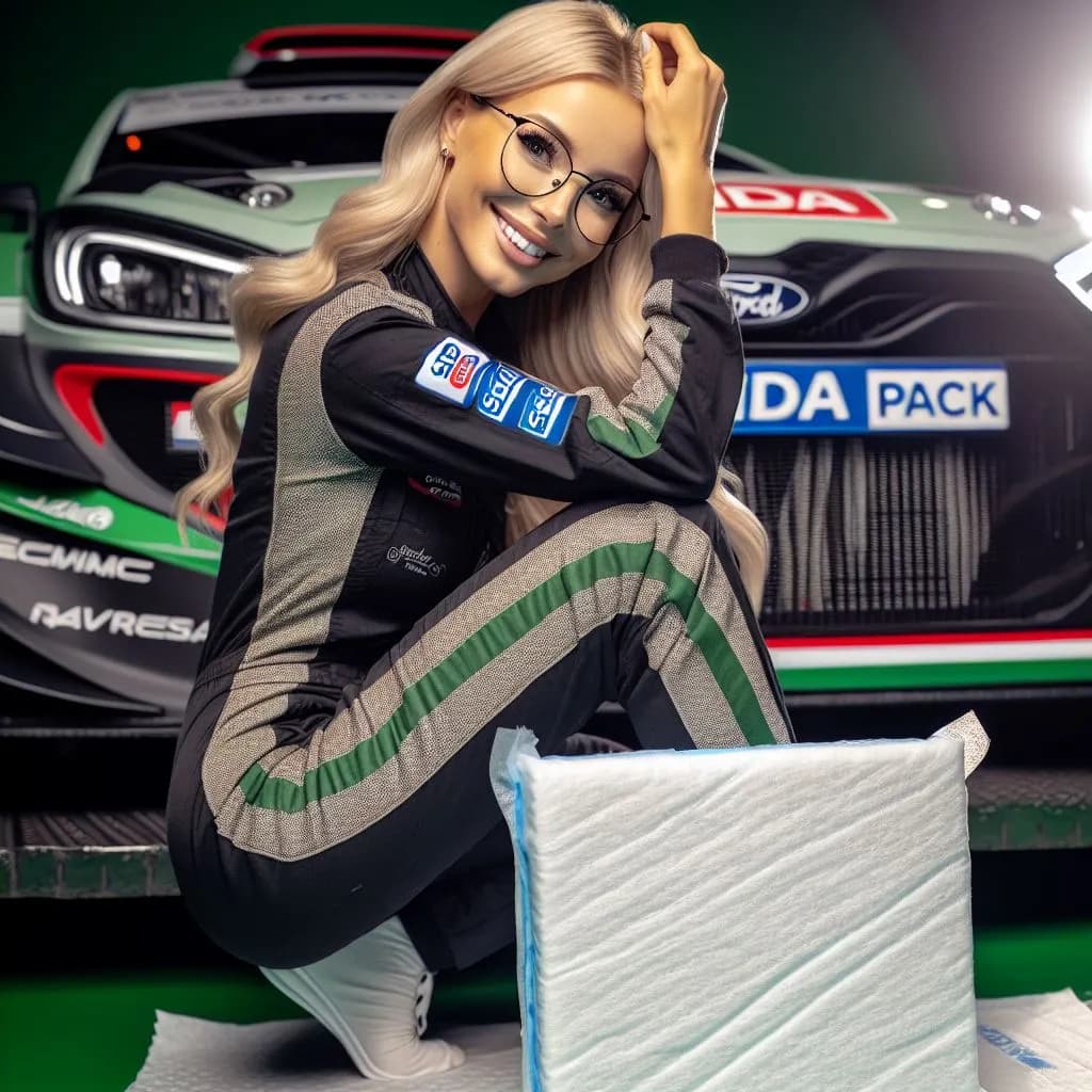 Industriální savé podložky pro motorsport